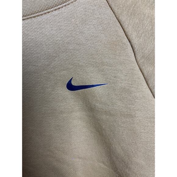 Nike Crewneck Pullover Shoulder Cutouts Sweatshirt Golden Brown Women's Size M - Picture 2 of 7